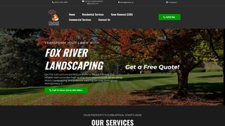 Thumbnail of foxriverlandscape.com