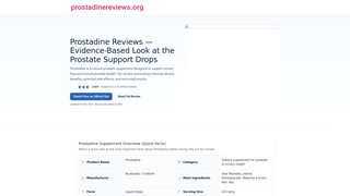 Thumbnail of prostadinereviews.org