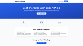 Thumbnail of against-the-odds.com