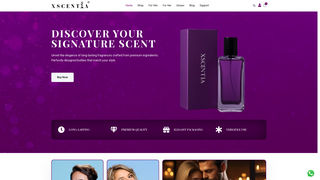Thumbnail of xscentia.com