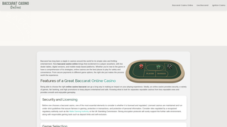 Thumbnail of baccaratcasinoonline.org