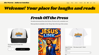 Screenshot of alexwarrencomedy.com