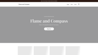 Thumbnail of flameandcompass.com