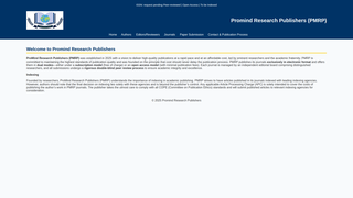 Thumbnail of pmrpjournals.com