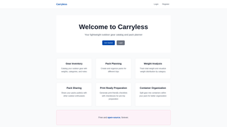 Thumbnail of carryless.org