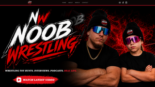 Screenshot of noobwrestling.com