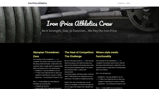 Thumbnail of ironpriceathletics.com