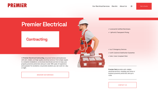 Thumbnail of premierelectricalcontracting.com