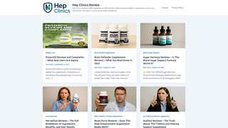 Thumbnail of hepclinics.com