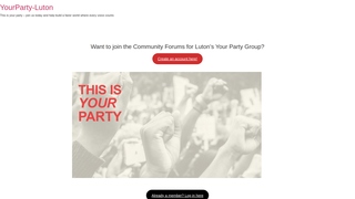 Thumbnail of yourparty-luton.com