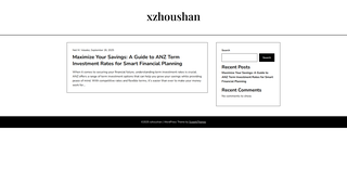 Thumbnail of xzhoushan.com