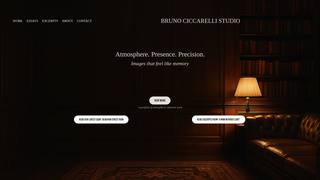 Screenshot of brunociccarellistudio.com