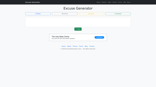 Thumbnail of excusegenerators.com
