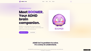 Screenshot of adhdisntme.com