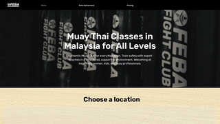Screenshot of febafc.com