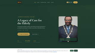 Screenshot of themurigufoundation.org