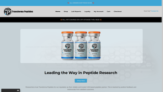 Thumbnail of transformapeptides.net