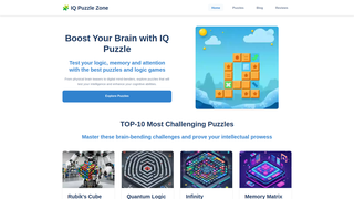 Thumbnail of iqpuzzlezone.com