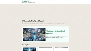 Thumbnail of theweirdreport.com