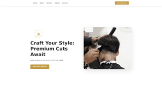 Thumbnail of goldenbarbershops.com
