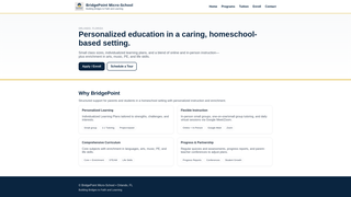 Thumbnail of bridgepointedu.com