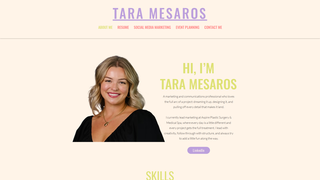 Screenshot of taramesaros.com