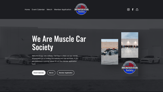 Screenshot of musclecarsociety.org