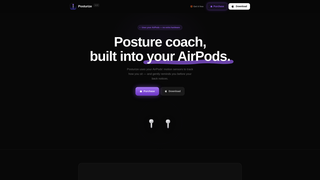 Screenshot of posturize.app
