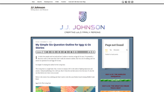 Thumbnail of jjjohnsonwrites.com
