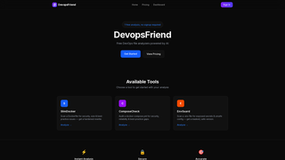 Screenshot of devopsfriend.com