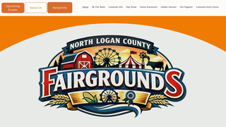 Screenshot of northloganfairgrounds.com