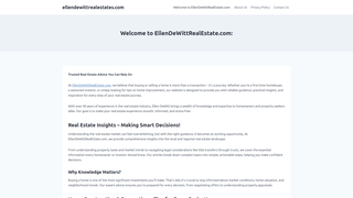 Thumbnail of ellendewittrealestates.com