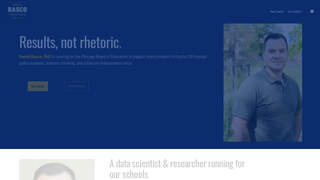 Screenshot of votedanielbasco.com