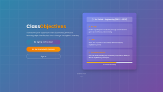 Thumbnail of classobjectives.com