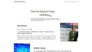 Thumbnail of thefilmfestivaltimes.com