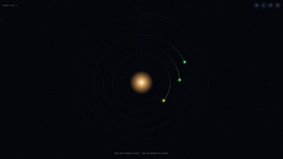 Screenshot of singingorrery.com