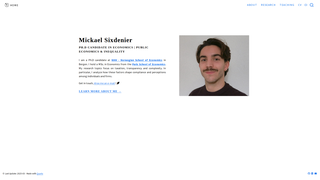 Thumbnail of mickaelsixdenier.com