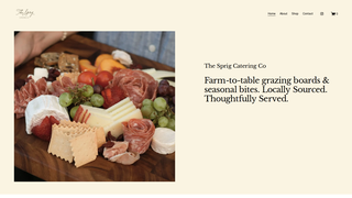 Thumbnail of thesprigcatering.com