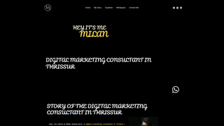 Thumbnail of milanmanoj.com