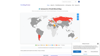 Screenshot of worldmoodtracker.com
