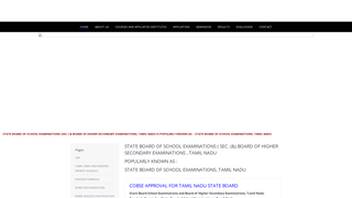 Thumbnail of tamilnadustateboard.com