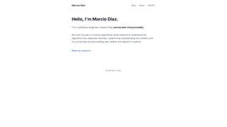 Thumbnail of marcioodiaz.com