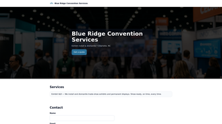 Thumbnail of blueridgeconventionservices.com