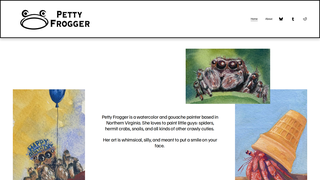 Thumbnail of pettyfrogger.com