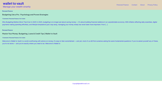 Thumbnail of wallettovault.com