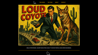 Thumbnail of loudcoyote.com