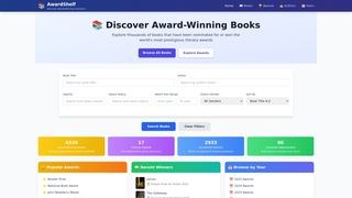 Thumbnail of awardshelf.com