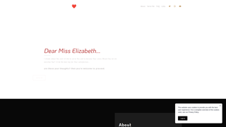 Thumbnail of dearmisselizabeth.com
