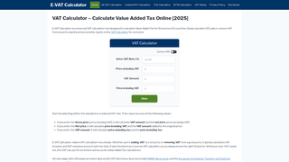 Thumbnail of evatcalculator.com