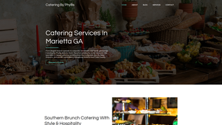 Screenshot of cateringbyphyllis.com